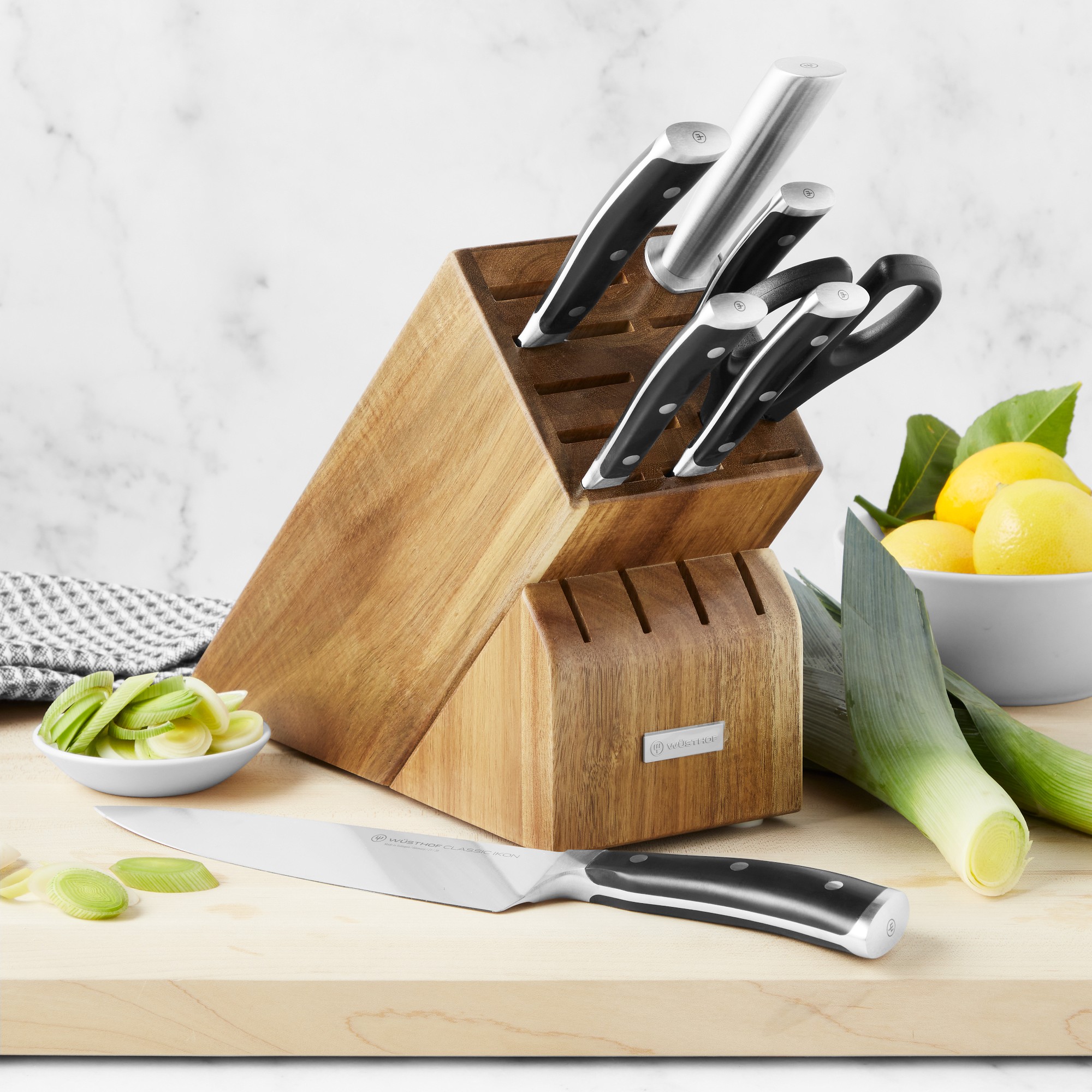 Wüsthof Classic Ikon Knife Block, Set of 8