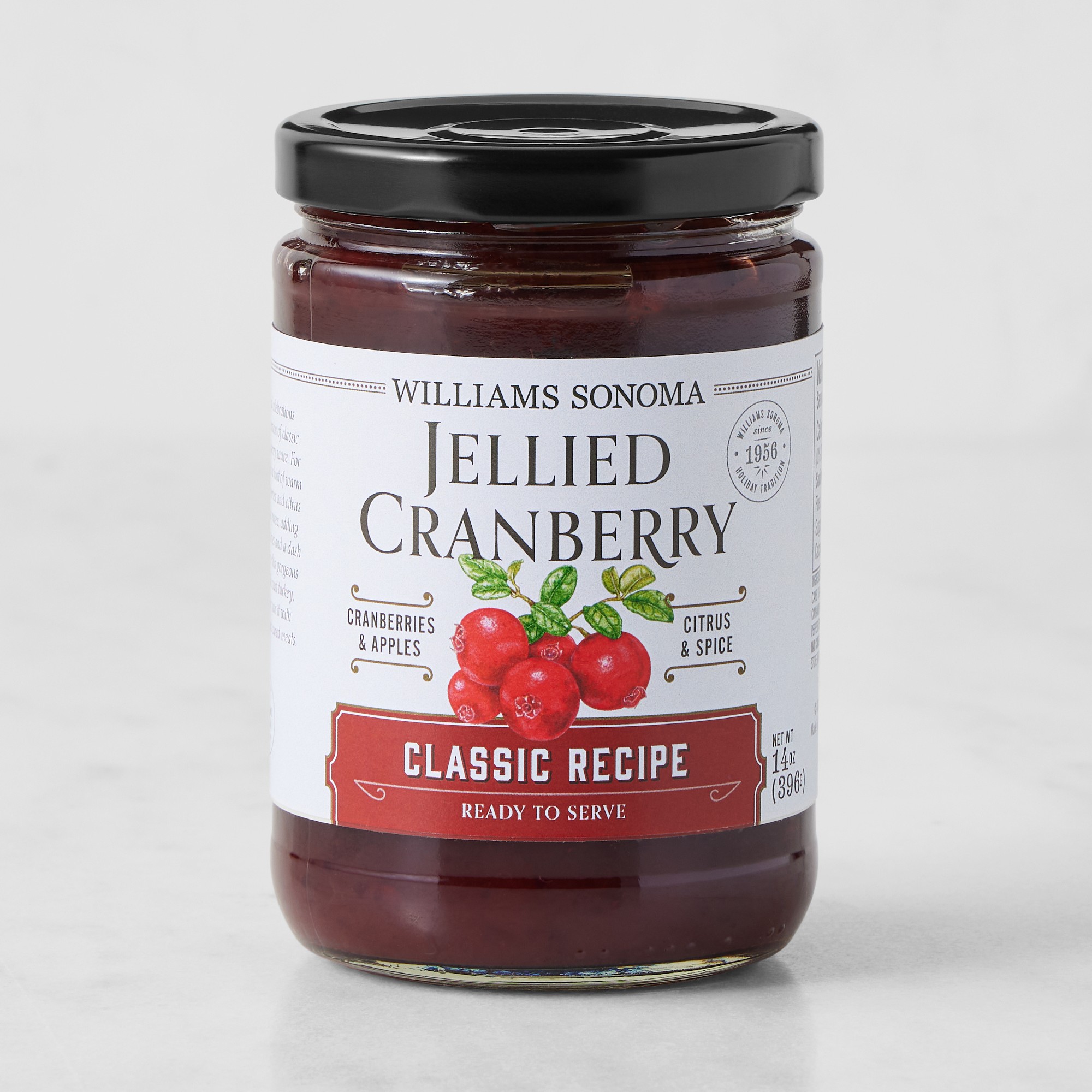 Williams Sonoma Jellied Cranberry, Classic Recipe