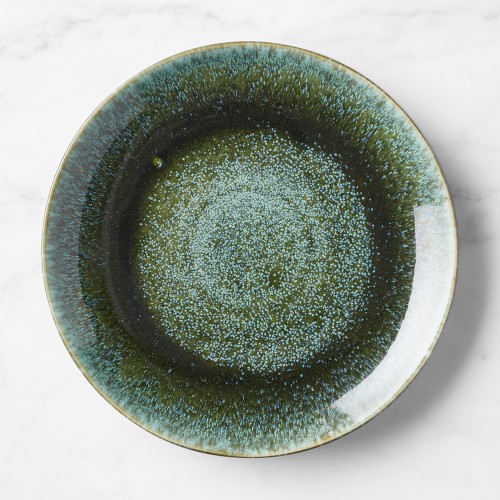 Cyprus Reactive Glaze Dinner Plates, Set of 4, Green