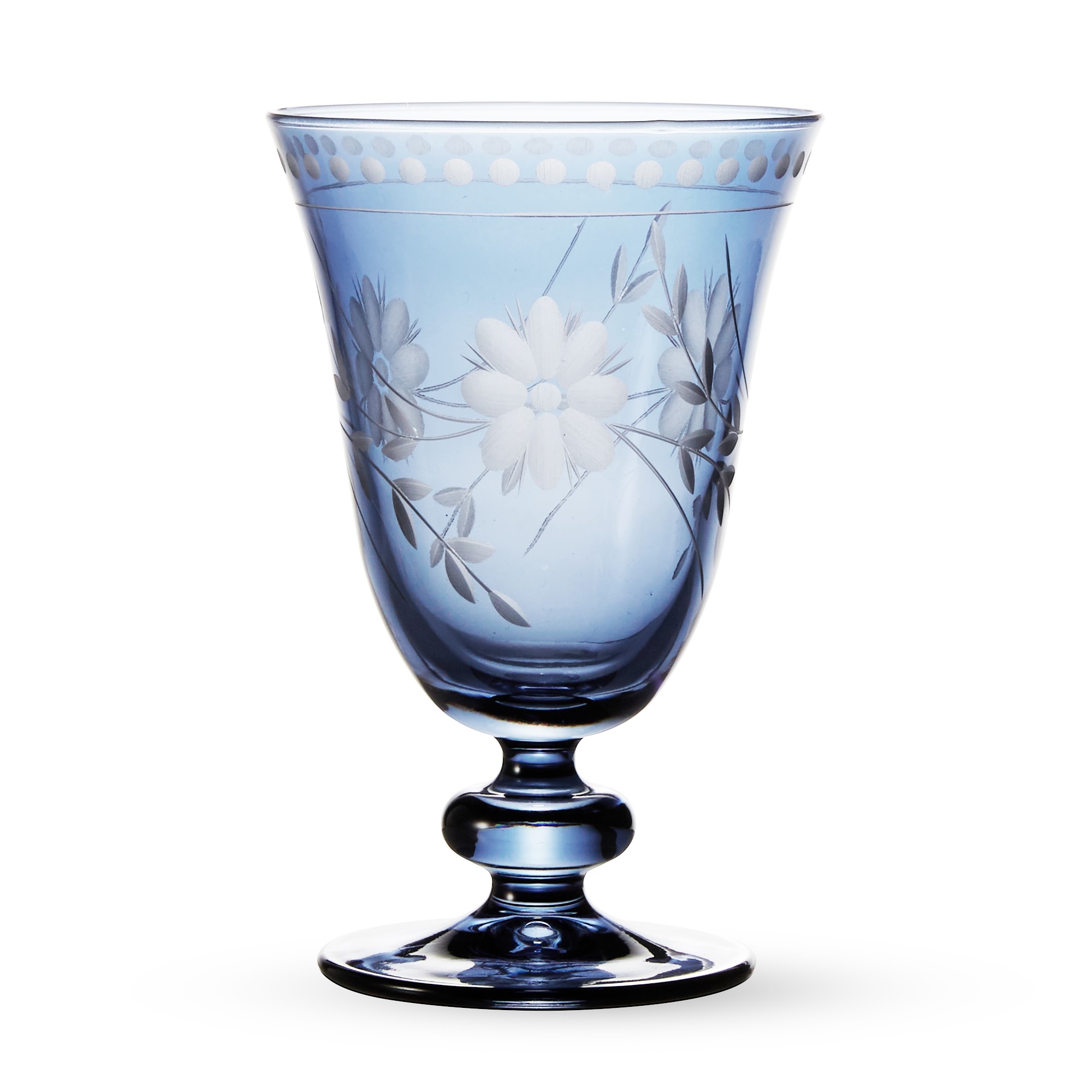 Vintage Etched Goblets