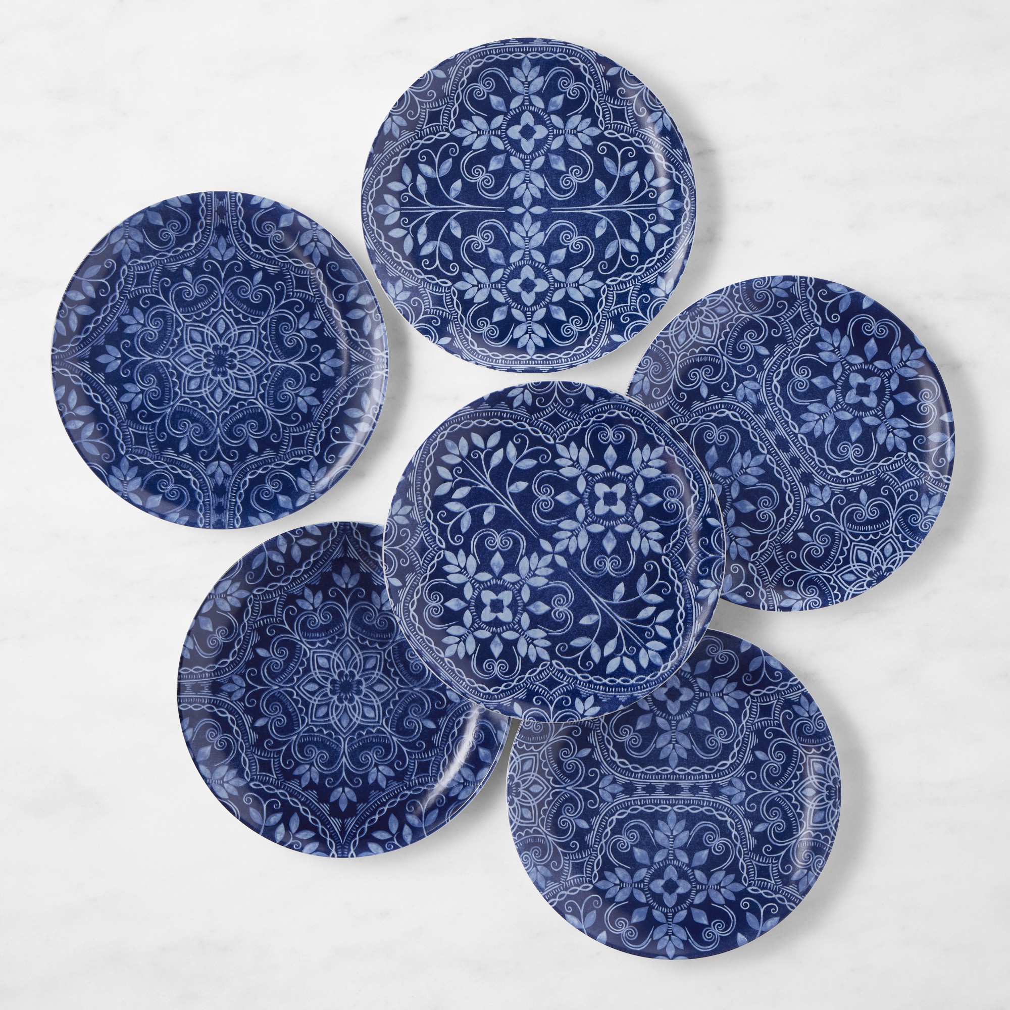 Williams Sonoma Night of Lights Salad Plates, Set of 6