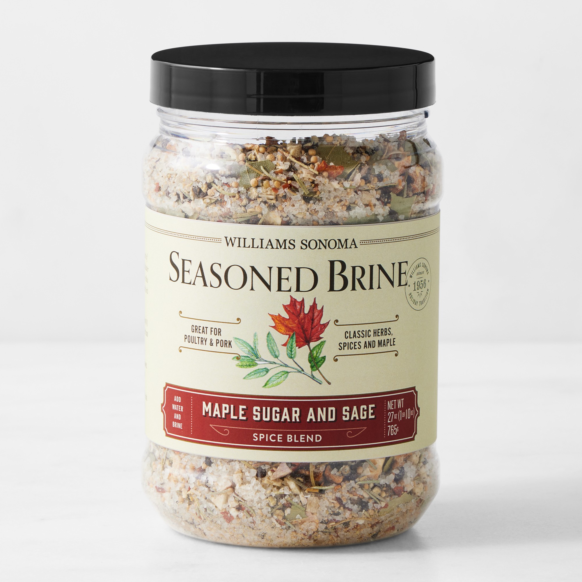 Williams Sonoma Maple Sugar Sage Turkey Wet Brine