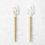 Williams Sonoma Garden Bunny Spatulas with Gold Handle