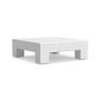 Matte White Square Coffee Table