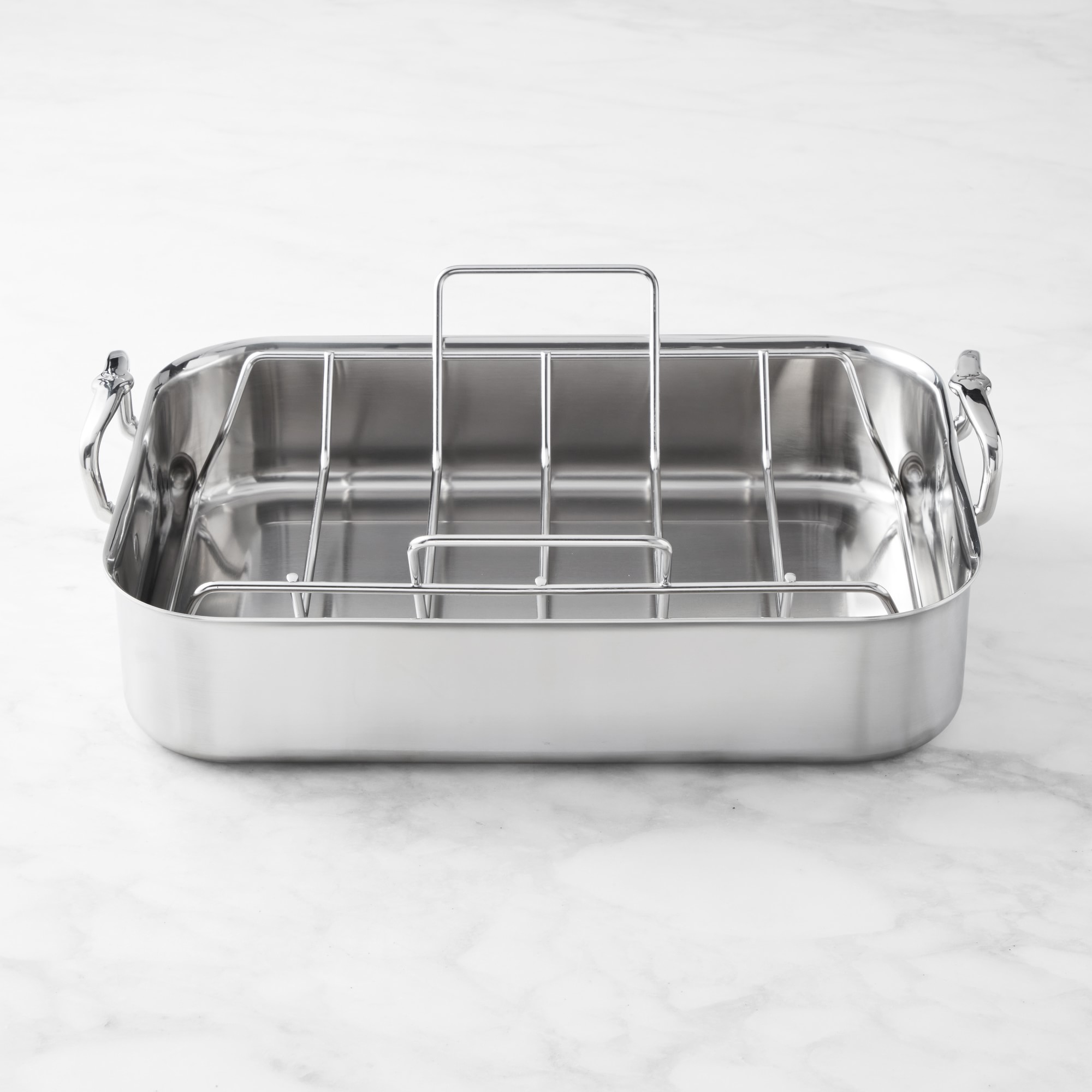 Hestan Provisions Stainless-Steel Classic Roaster with Rack