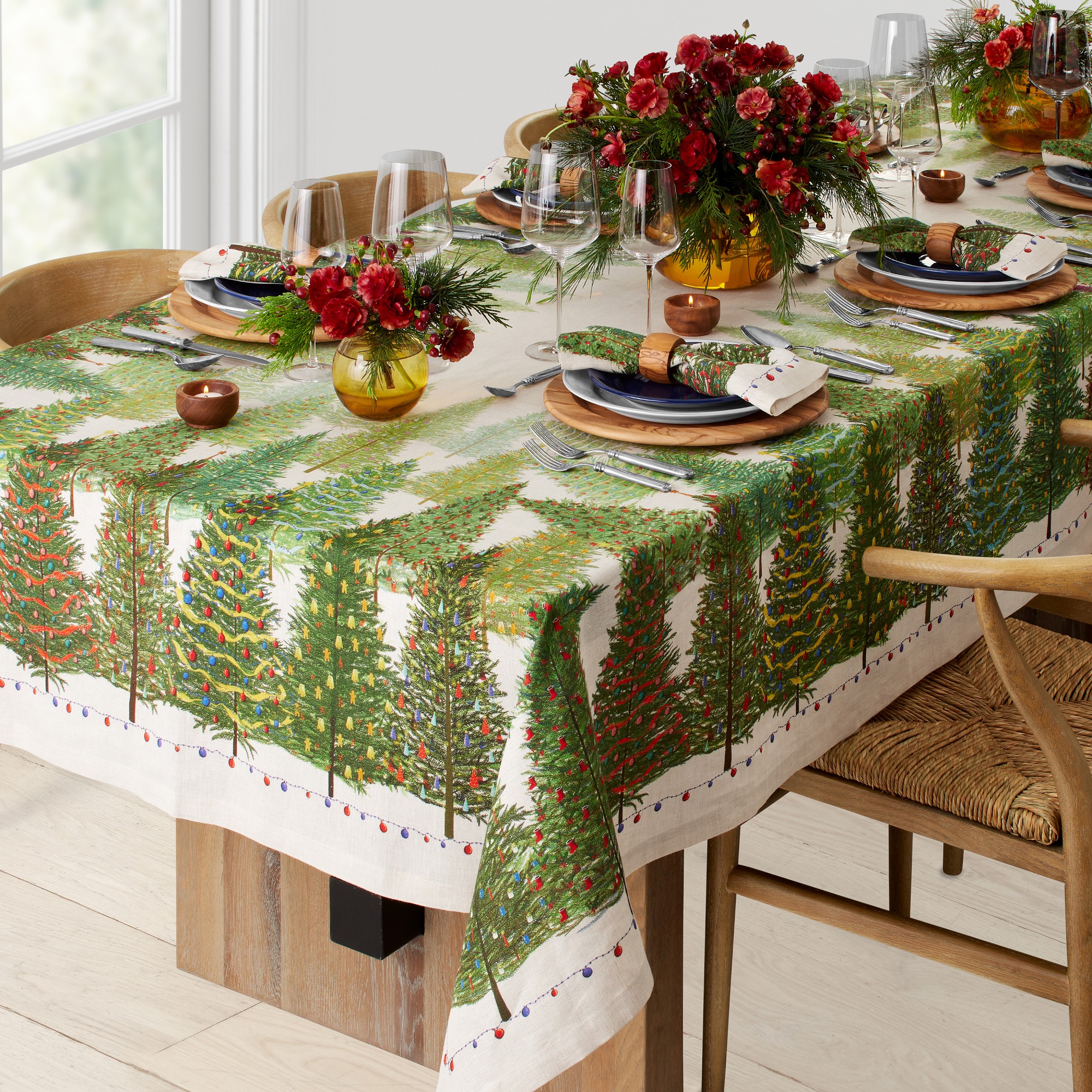 Holiday Forest Tablecloth