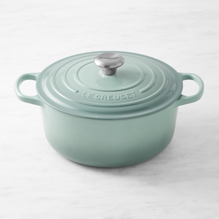 Le Creuset Round Dutch Oven, Sea Salt 5.5 Qt