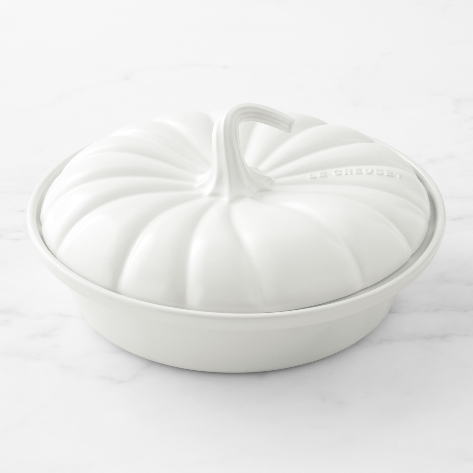 Le Creuset Stoneware Pumpkin Covered Baker, 2-Qt.