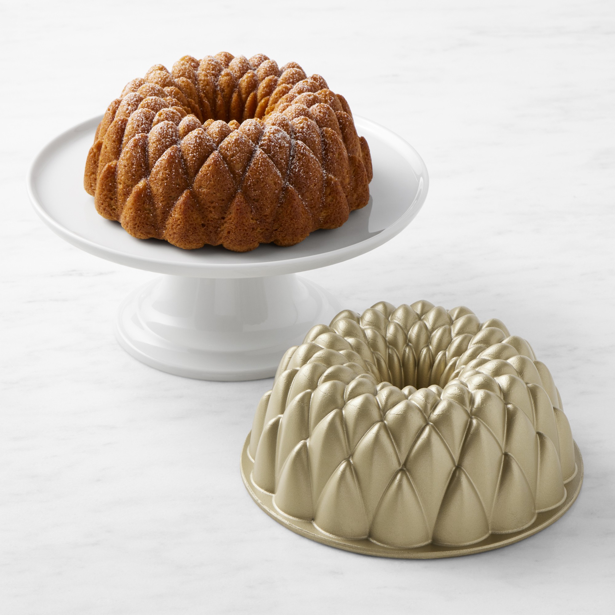 Nordic Ware Nonstick Cast Aluminum Kaleidoscope Bundt Pan