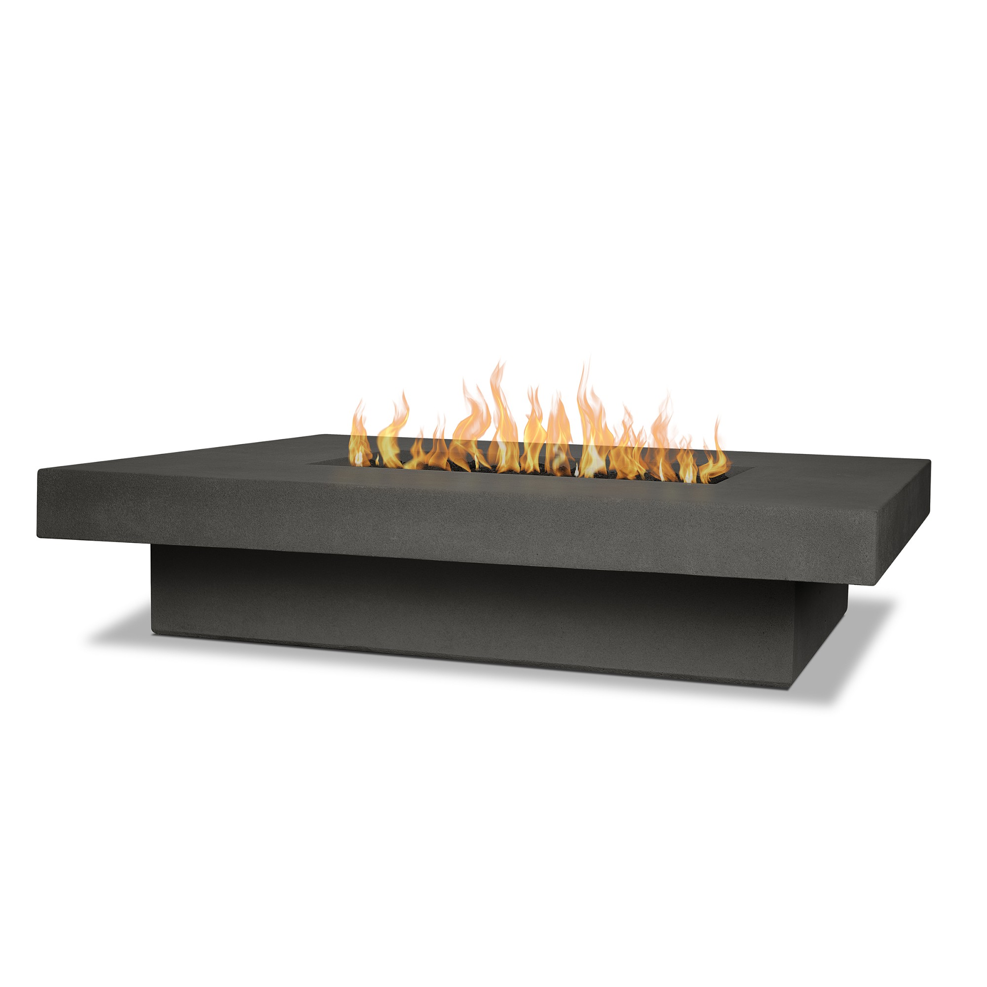 Novato Low Rectangle Propane Fire Table (60")