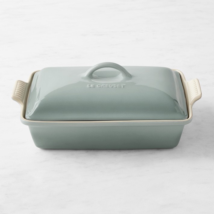 Le Creuset Heritage Stoneware Rectangular Covered Casserole, 4-Qt.