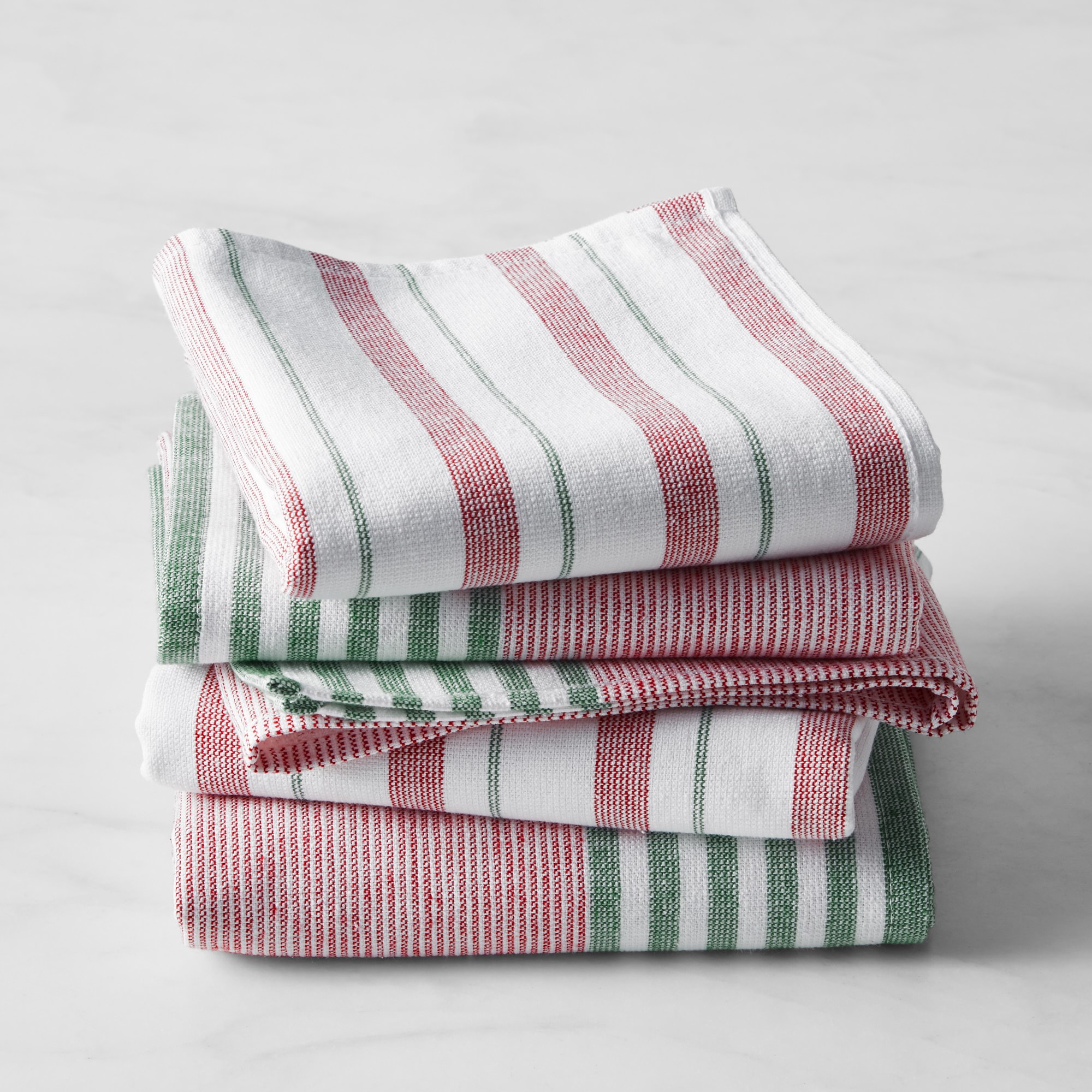 Williams Sonoma Super Absorbent Holiday Towels, Set of 4