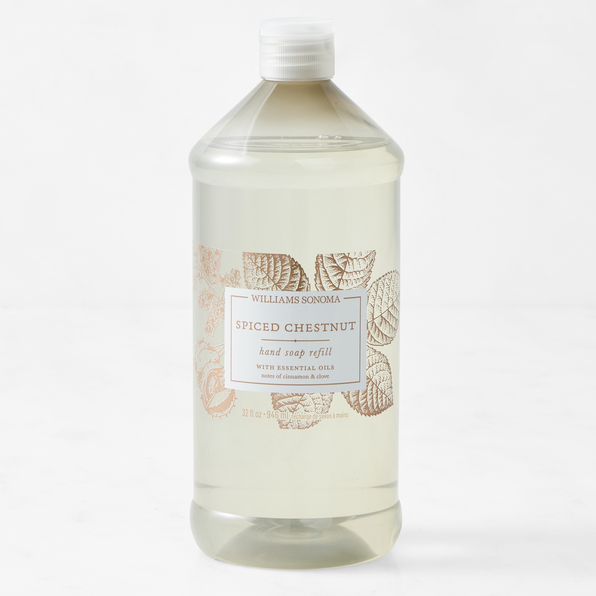 Williams Sonoma Seasonal Hand Soap Refill, Spiced Chestnut, 32oz.