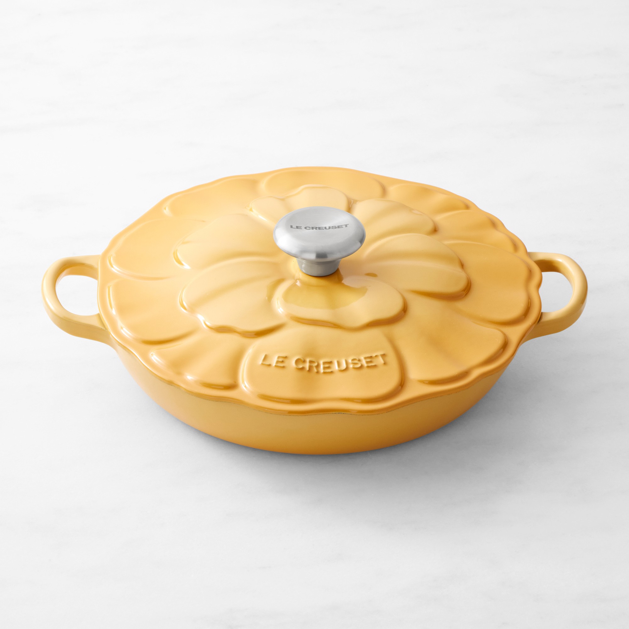 Le Creuset Enameled Cast Iron Petal Braiser, 2 1/4-Qt.