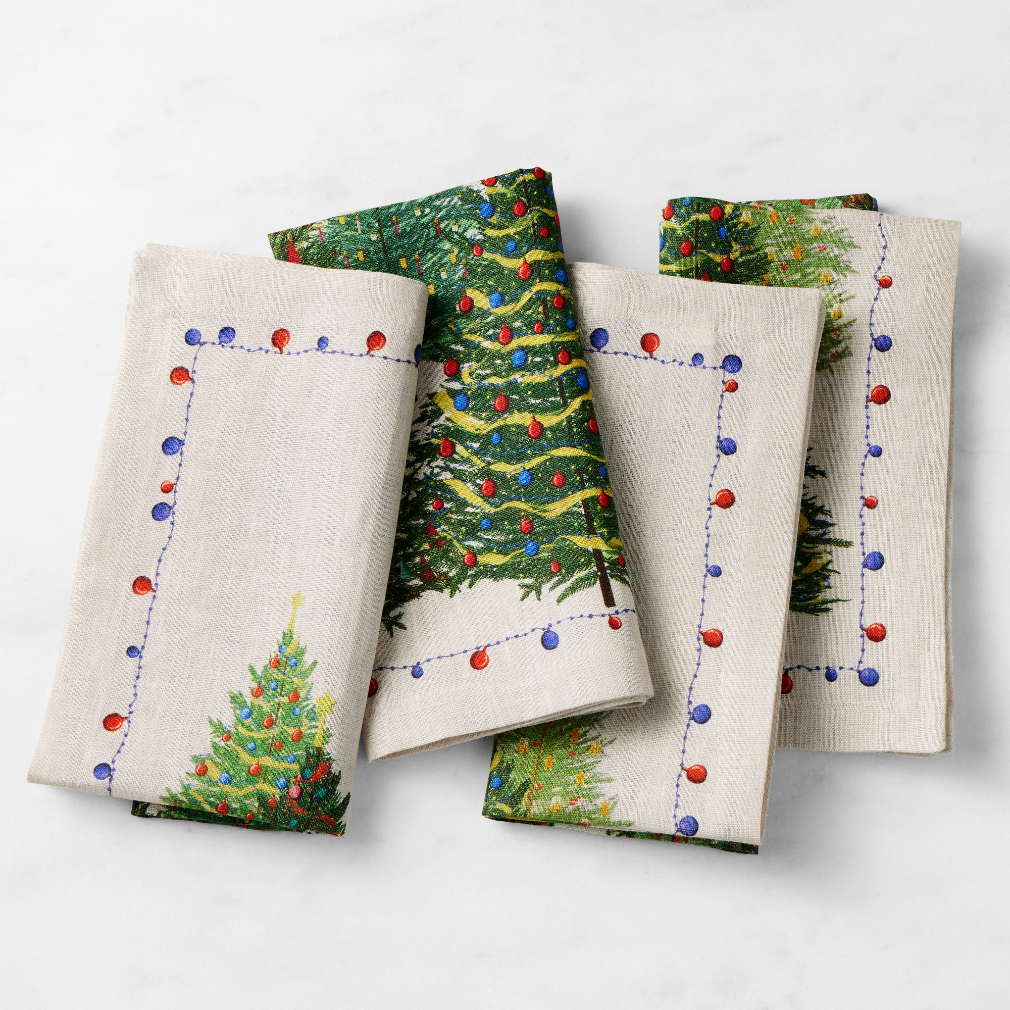 Holiday Forest Napkins, Set of 4