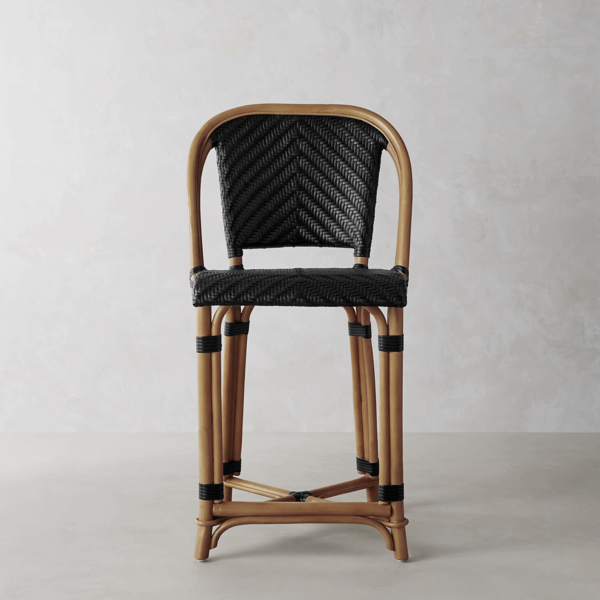 Parisian Bistro Woven Counter Stool