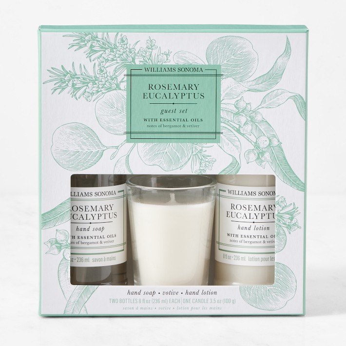 Williams Sonoma Rosemary Eucalyptus Guest Set