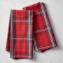 Classic Tartan Plaid Towels, Set of 2