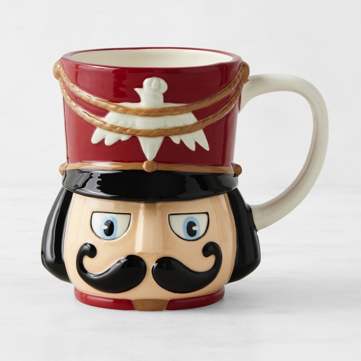 Twas the Night Before Christmas Figural Nutcracker Mug