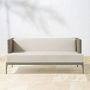 Palisades 3 Seat Sofa, Aluminum Grey