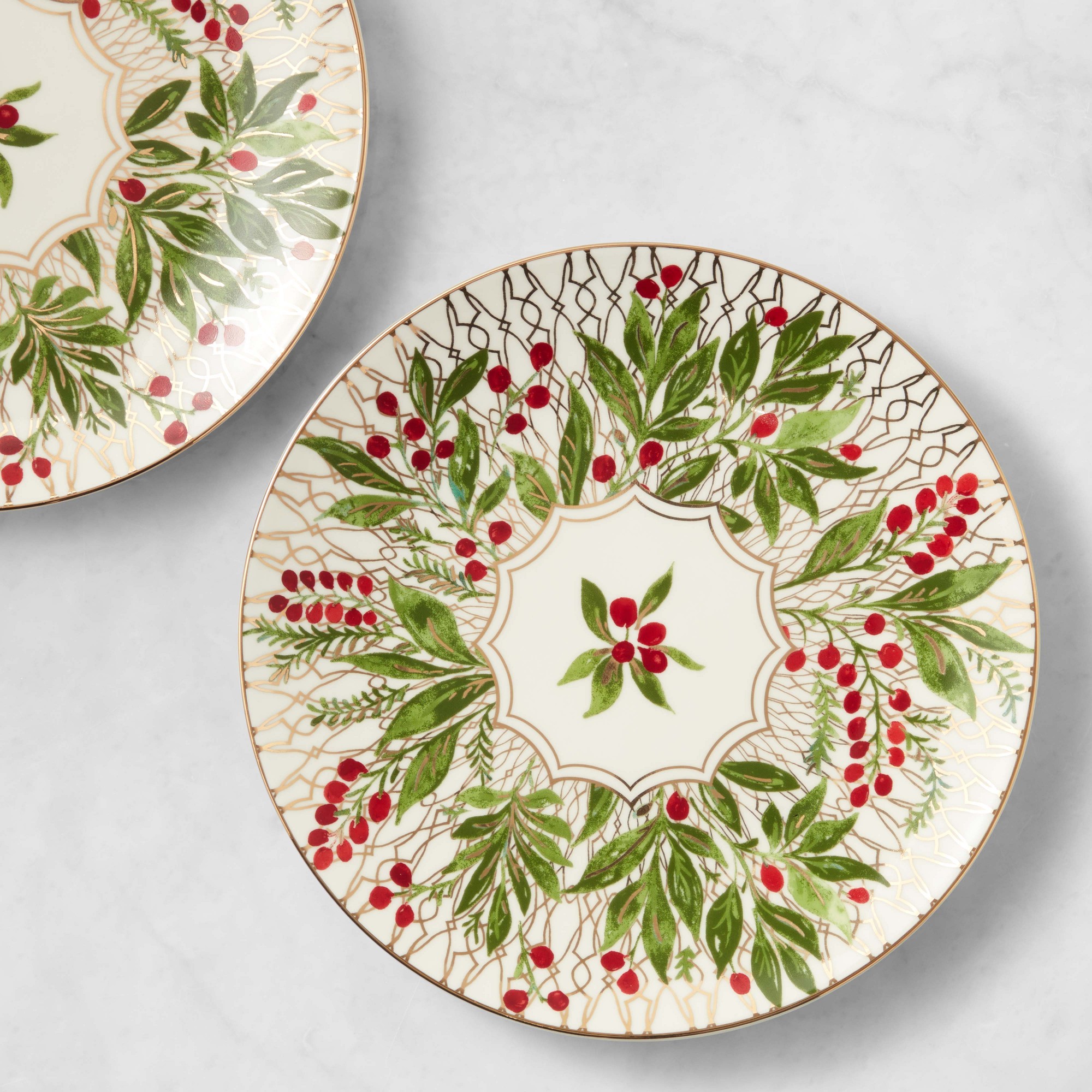 Noel Salad Plates