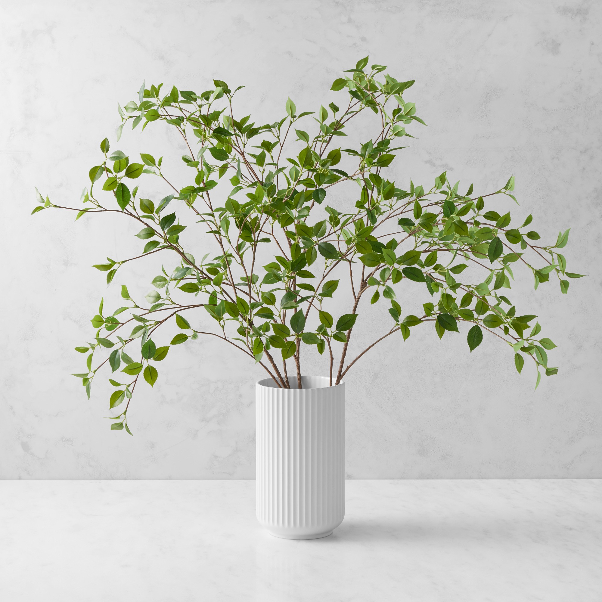 Faux Banyan Leaf Stem