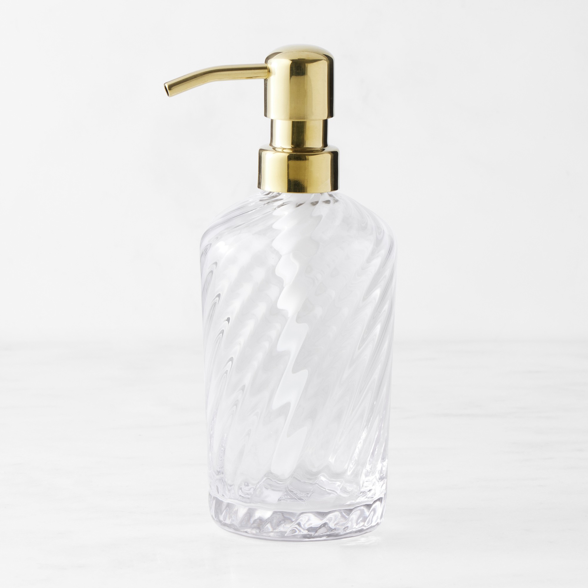 AERIN Spiral Glass Soap Dispenser