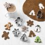 Williams Sonoma Holiday Mug Topper Cookie Cutters, Set of 4