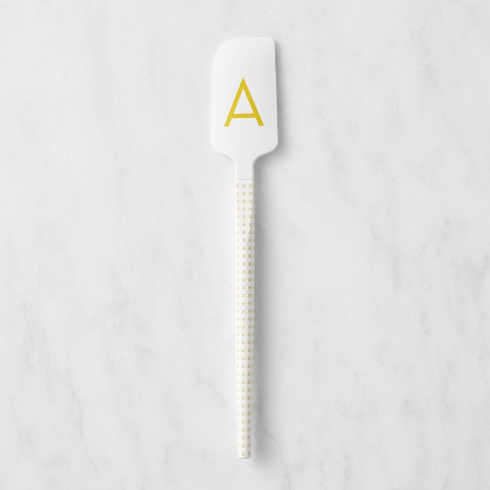 Williams Sonoma Monogram White Spatula, A