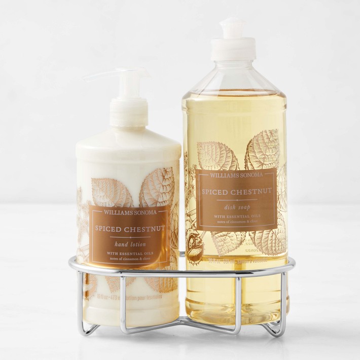 Williams Sonoma Spiced Chestnut Hand Lotion, 3-Piece Kitchen Set