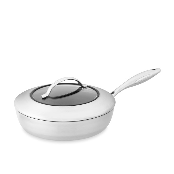 SCANPAN CTX Nonstick Sauté Pan with Lid, 4-Qt.