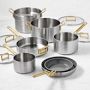 GreenPan&#8482; Stanley Tucci&#8482; Stainless-Steel Mixed Material 11-Piece Cookware Set