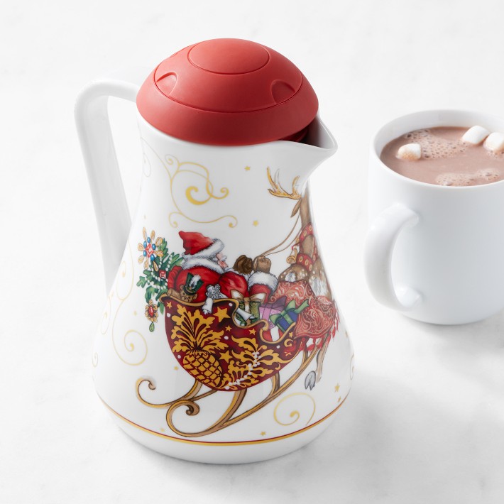 Williams Sonoma Twas Hot Chocolate Pot