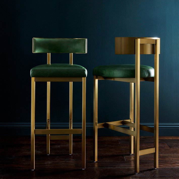 Emma Upholstered Counter &amp; Bar Stool