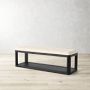 Porte Grid Tufted Bench (55&quot;)