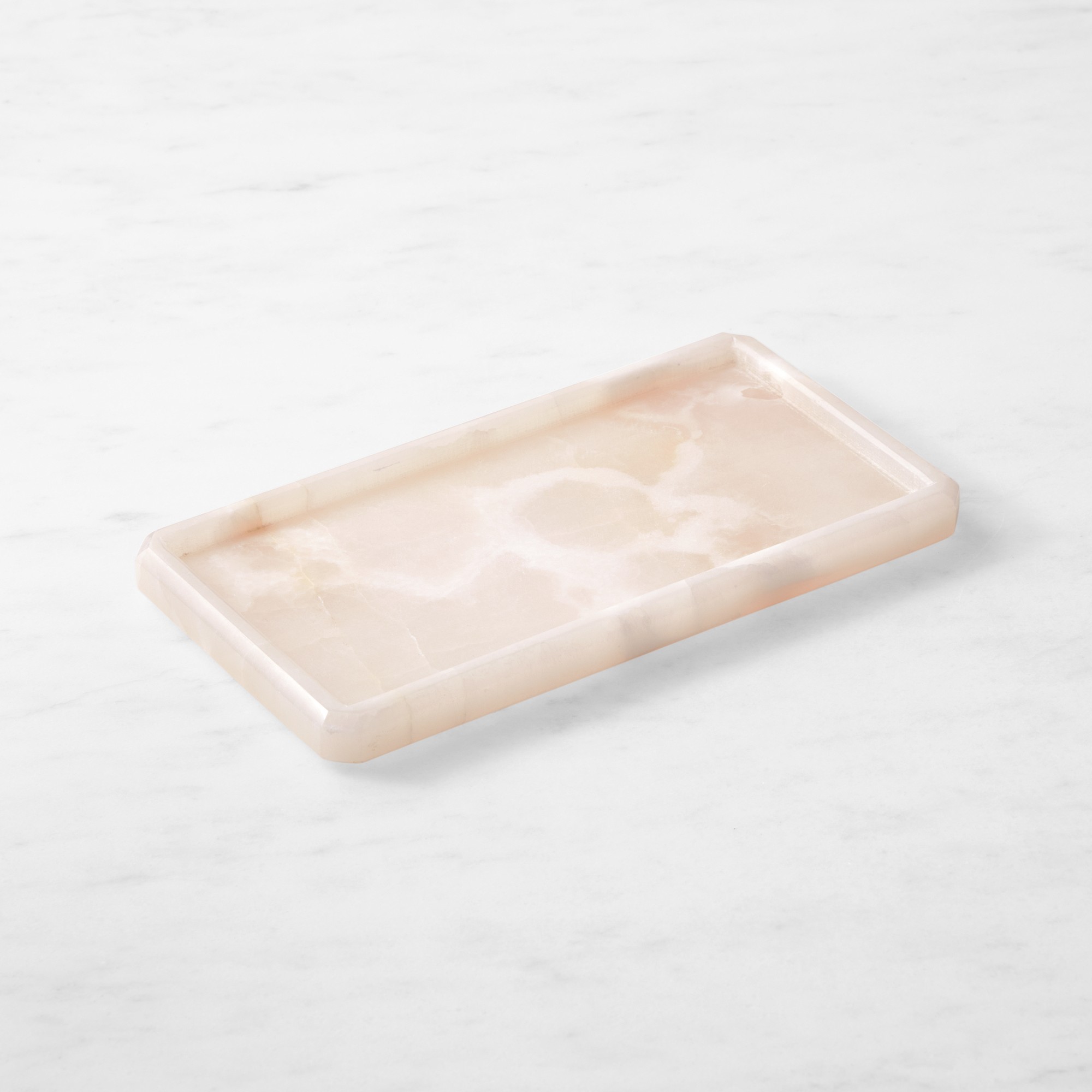 AERIN Pink Onyx Vanity Tray