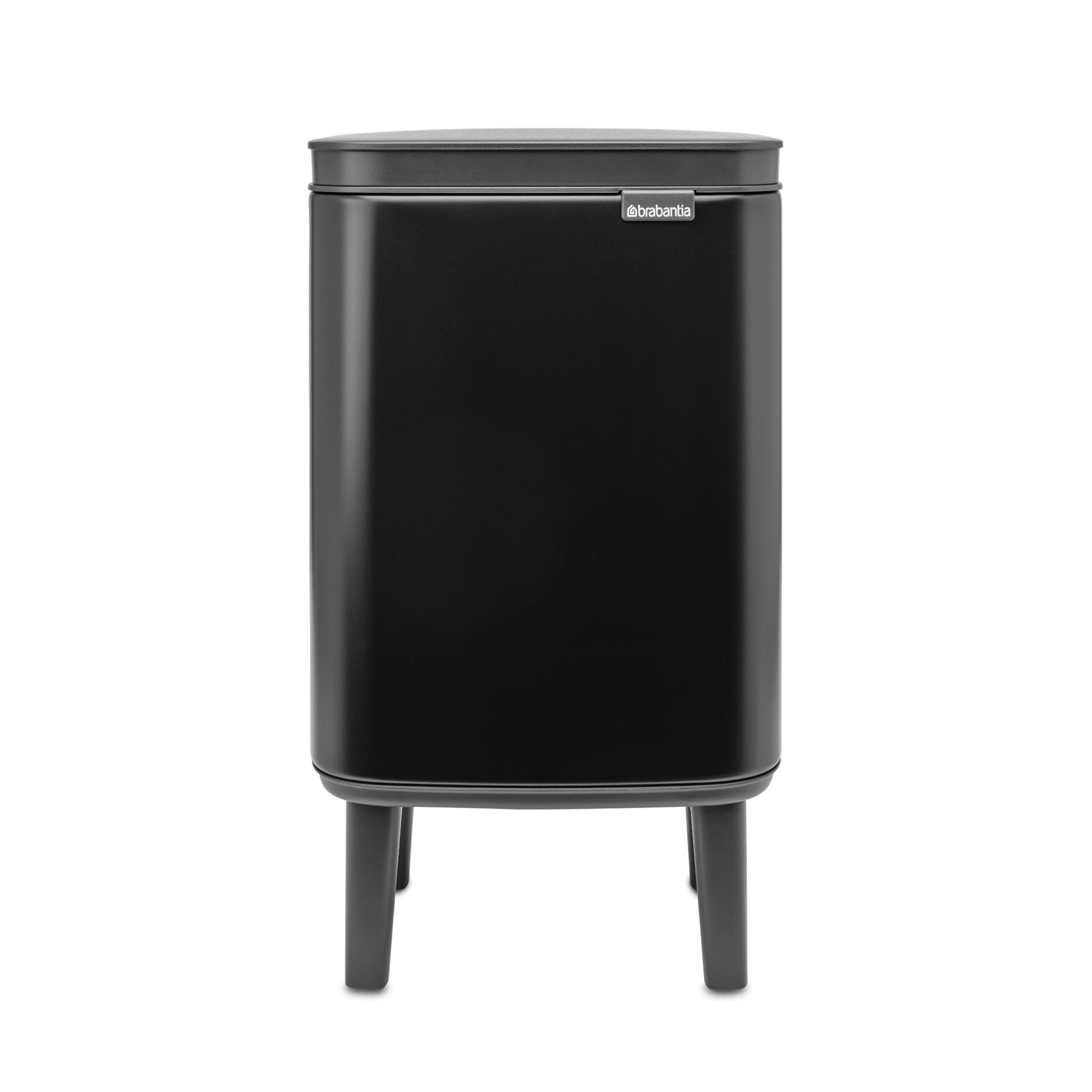 Brabantia Bo Touch Top Hi Single Compartment Trash Can, 1.1-Gallon