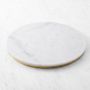 Marble &amp; Brass Round Board