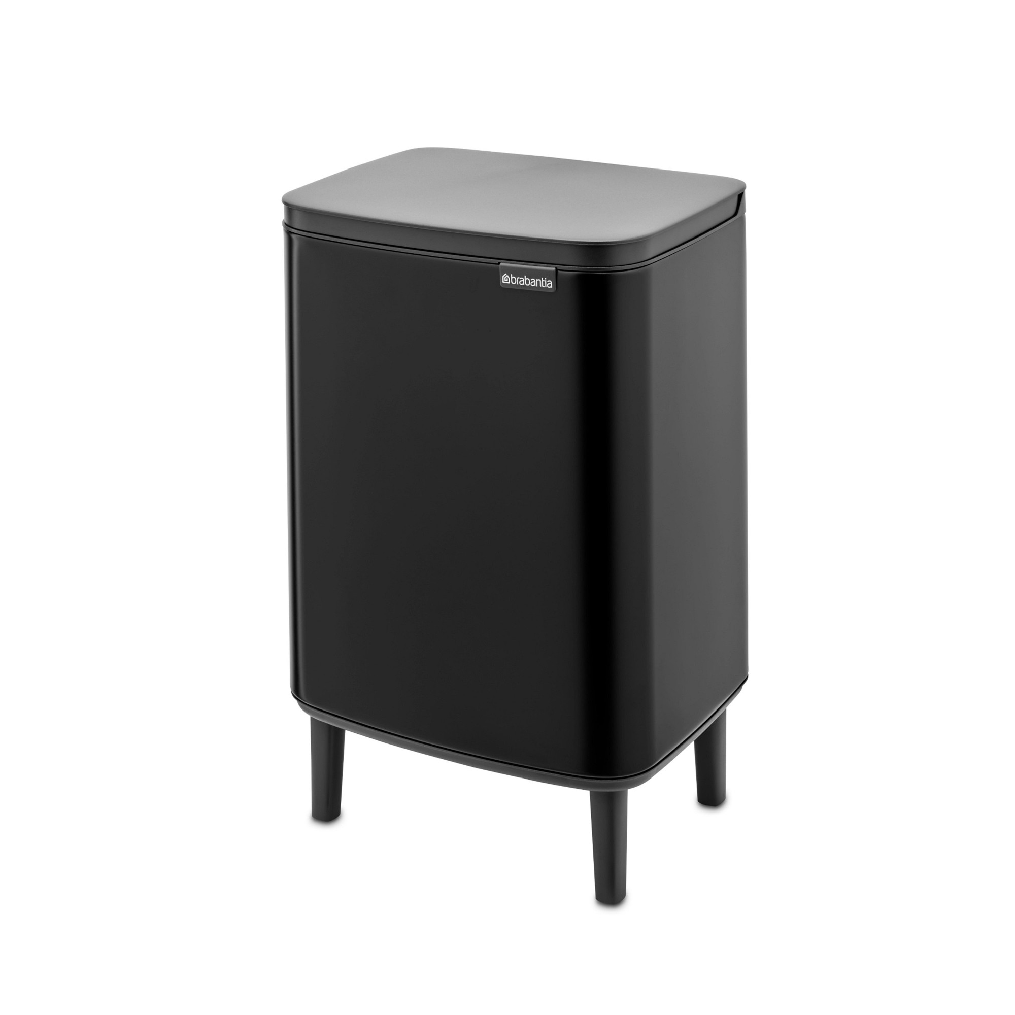 Brabantia Bo Touch Top Hi Single Compartment Trash Can, 3.2-Gallon