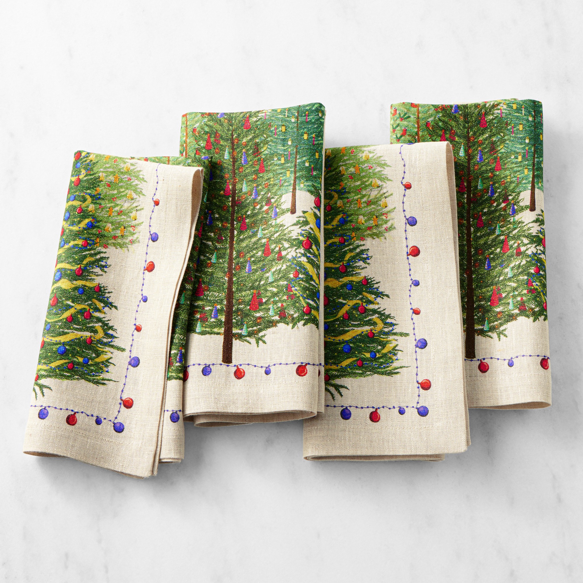 Holiday Forest Napkins, Set of 4