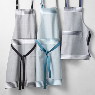 Williams Sonoma Bay Stripe Adult & Kid Aprons | Apron Set | Williams Sonoma