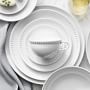 Pillivuyt Beaded Coupe 16-Piece Dinnerware Set with Pasta Bowl