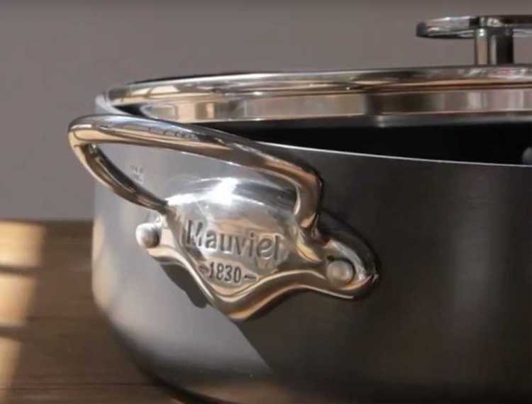 Mauviel Copper Beating Bowl with Loop Handle Mixing Bowl Williams