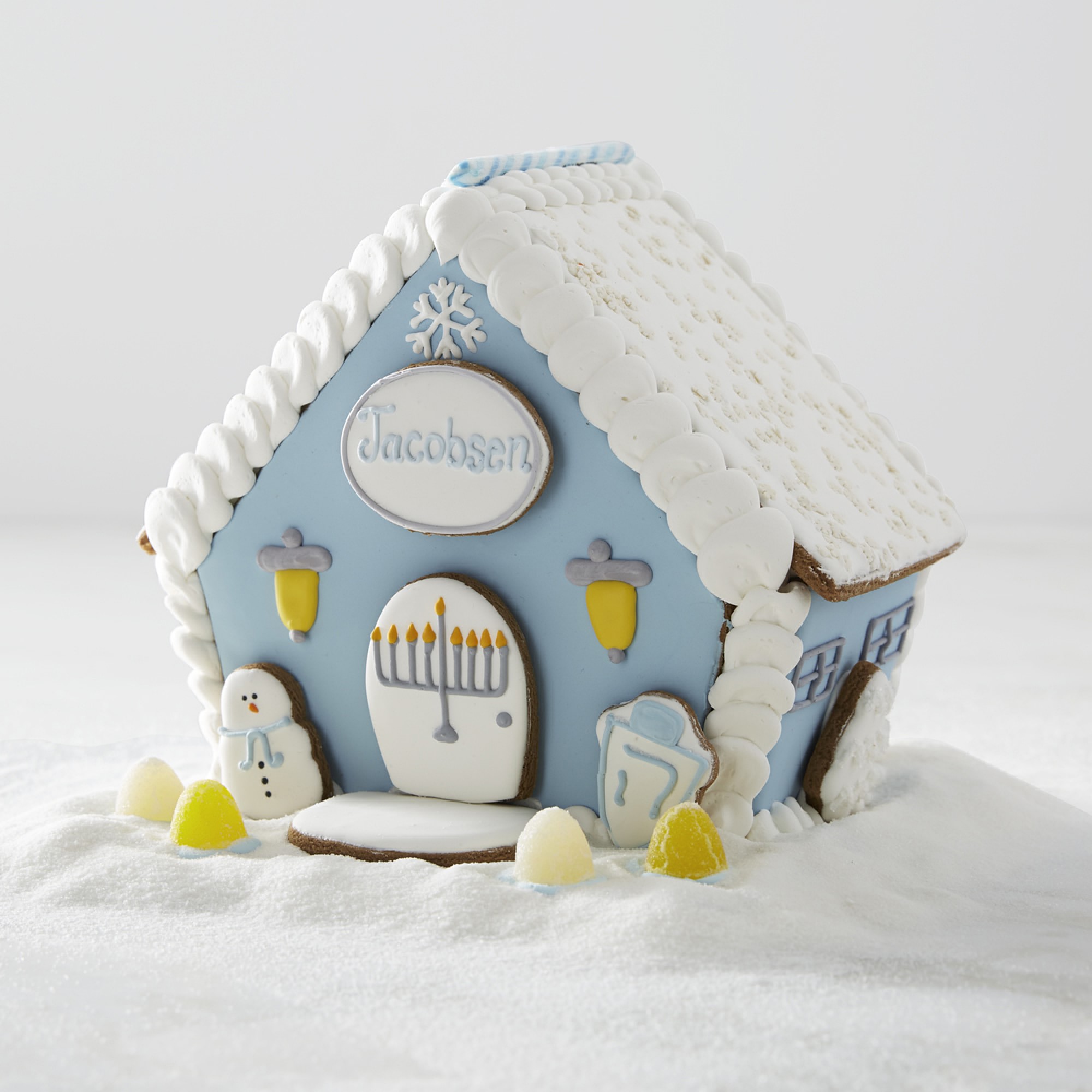 Personalized Hanukkah Gingerbread House