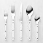 Sabre Bistrot 5-Piece Flatware Set, White