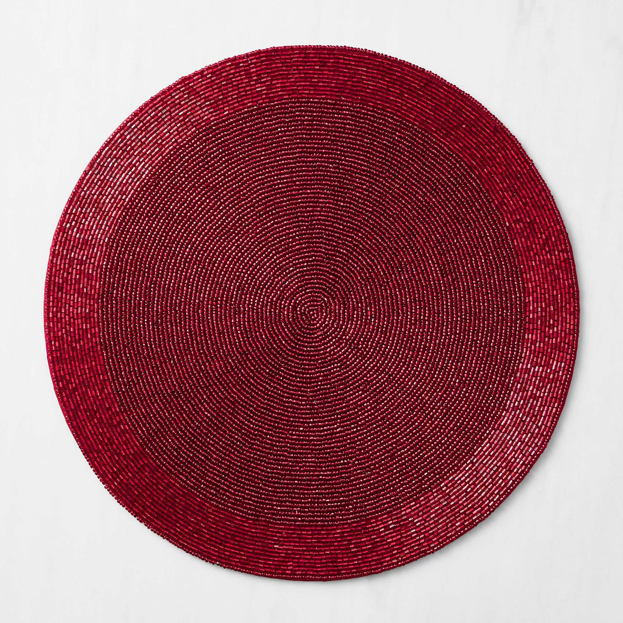 Beaded Round Placemat