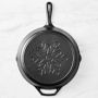 Lodge Seasoned Cast Iron Snowflake Skillet, 12"