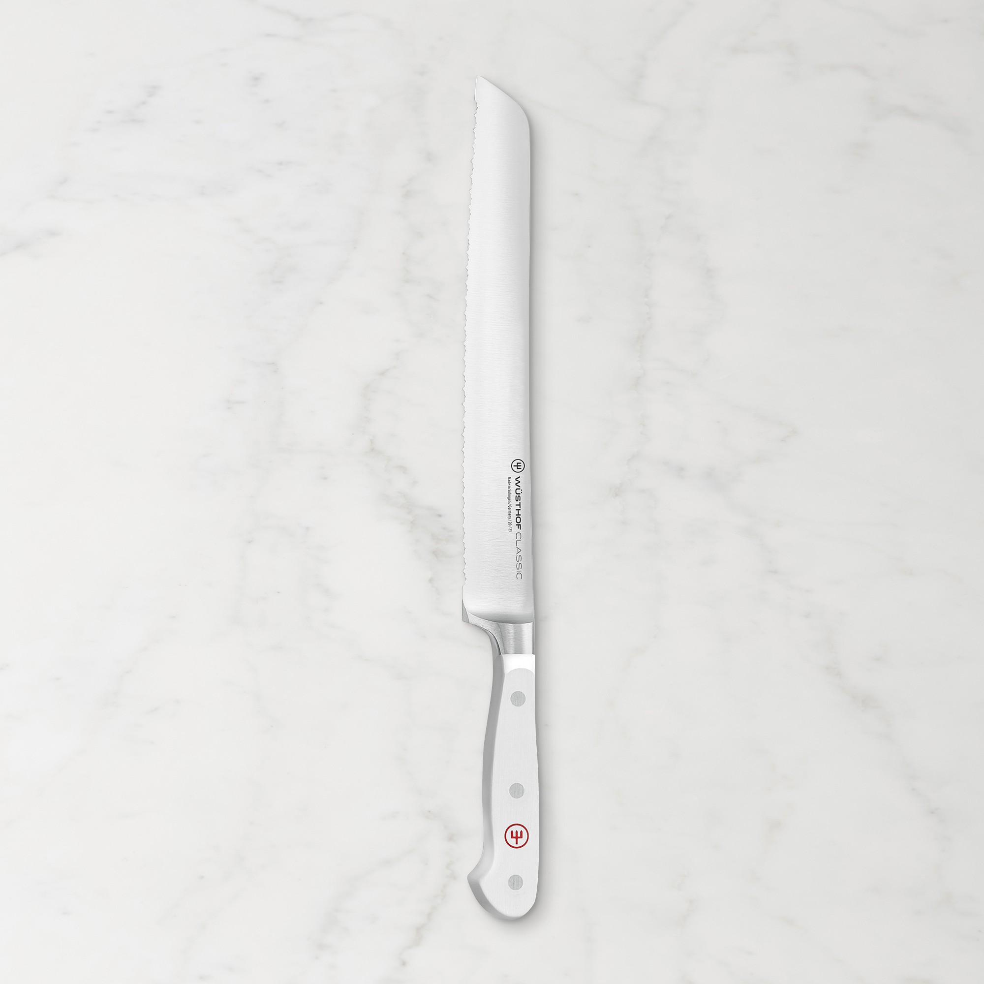 Wüsthof Classic White Serrated Bread Knife, 9"