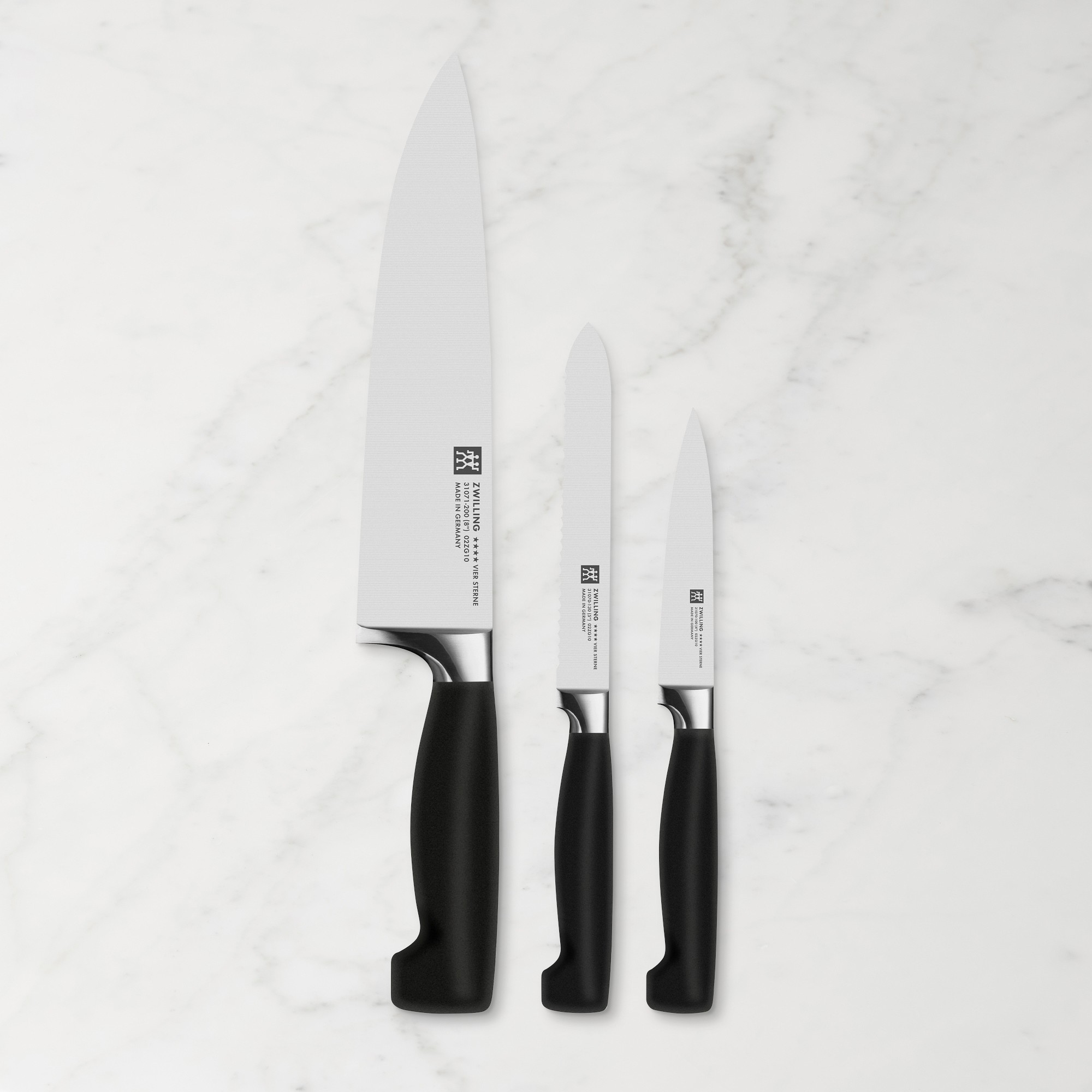 Zwilling Four Star Eco Knives Starter Set, Set of 3