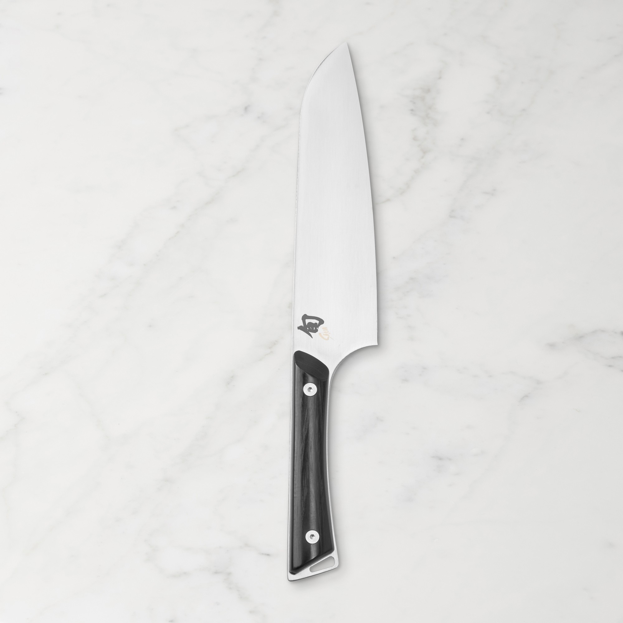 Shun Kazahana Santoku Knife, 7"